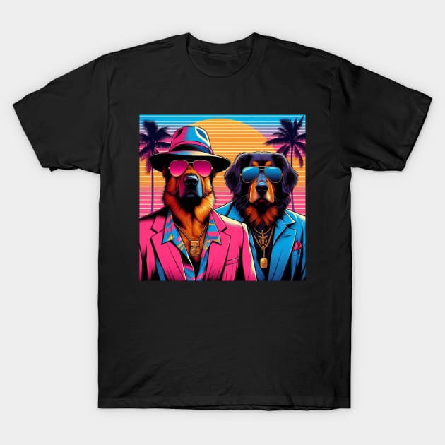 Vice dog: On the beat T-Shirt by The Artful Barker